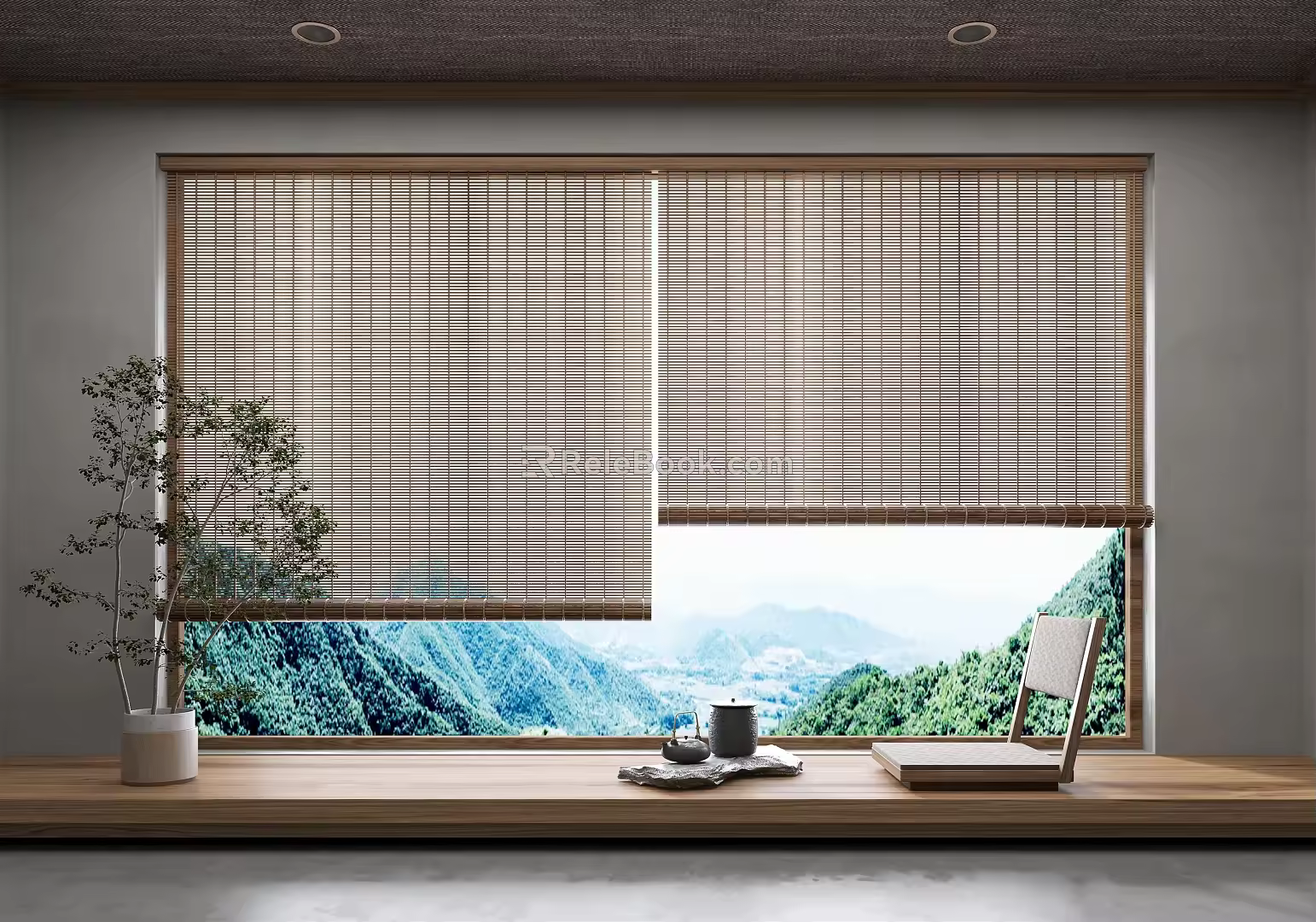 New Chinese-style roller shutter 3d model