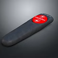Professional Black Rubber Tool Handle With Ergonomic Design And Red Circular Logo