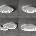 Modern Round Multi layer Simple Design LED Ceiling Light With Soft Indoor Lighting