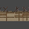 Trench wire 3d model