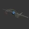Modern Sci-Fi Equipment Cube Geometry 3d model