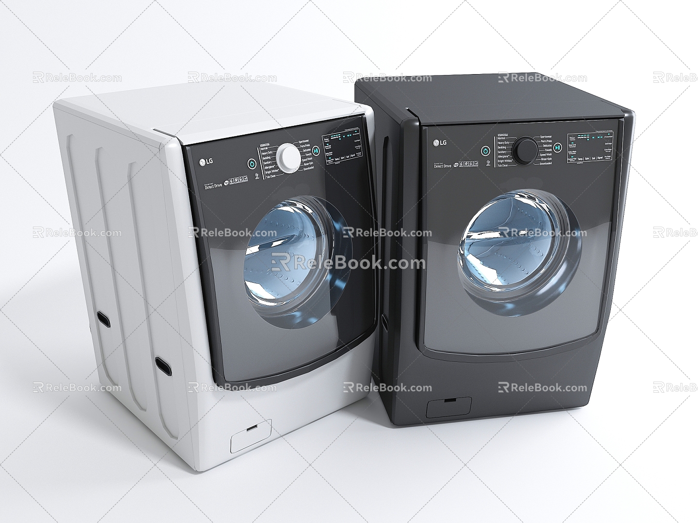 Modern washing machine model