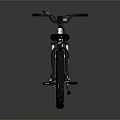 Modern White Electric Bicycle with Black Seat and Wide Tires Design