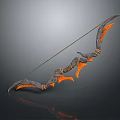 Crossbow Mechanical Crossbow Shift Bow and Arrow Shoot Far Equipment Weapons High-tech Crossbow 3d model
