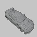 Unlock sports car 3d model