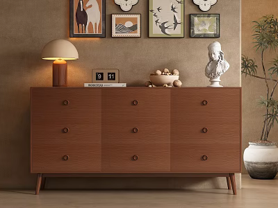 Middle Style Sideboard 3d model
