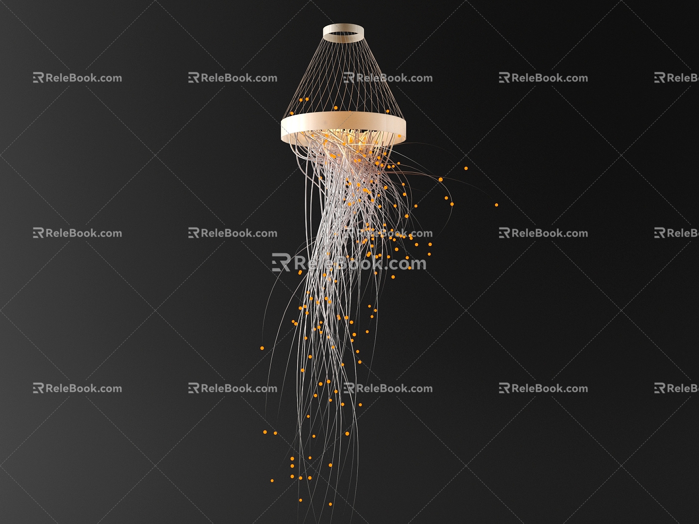 shaped chandelier bionic chandelier 3d model