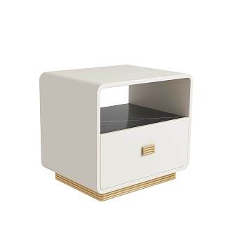 Minismal wind bedside table 3d model