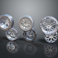 Tire tire wheel hub Volkswagen wheel hub Volkswagen tire new tire car outer tire car wheel hub 3d model