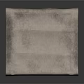 Modern Minimalist Gray Textured Fabric Table With Wooden Frame And Slanted Structure