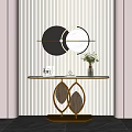 Modern End Desk 3d model