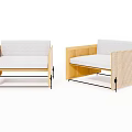 Modern single sofa 3d model