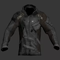Hooded Tactical Jacket With Multiple Pockets Patches And Camouflage Design