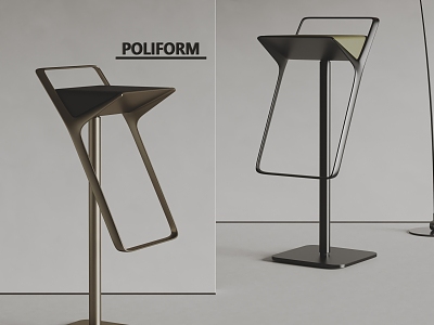 poliform Modern Bar Chair Metal Bar Chair Bar Chair model