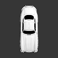 Silver Classic Sports Car With Sleek Body And Vintage Design Elements