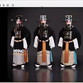 2D Peking Opera Characters Sheng Dan Jing Mo Chou Jing Jiao Bao Zheng Drama Characters Local Drama 3d model