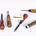 Modern tools Old chisel 3d model