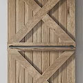 Sliding Barn Doors In Wooden Design With Various Colors And Rustic Modern Style