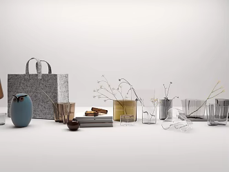 Modern Ornaments Combination Decorative Ornaments 3d model