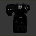 modern dslr camera dslr card machine digital camera 3d model