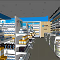 DALI Large Pharmacy Store With 24 Hour Service And Well Stocked Shelves