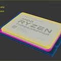 AMD Ryzen Threadripper High Performance Advanced Desktop CPU Processor Chip