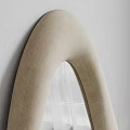 Stylish Organic Shaped Mirrors in Gray and Blue for Modern Home Decor