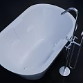 Modern Shower Faucet with Tub Spout and Handheld Sprayer for Bathroom Bathtub