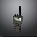 Portable Handheld Walkie Talkie Electronic Device With Digital Display And Antenna