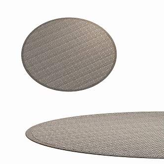 Modern Round Carpet 3d model