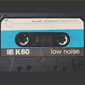 Vintage Xiao K60 Low Noise Cassette Tape With Blue And White Design For Daily Use