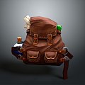 Camping backpack travel bag travel backpack backpack camping bag mountaineering bag hiking backpack travel bag 3d model