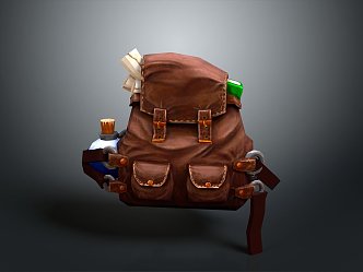 Camping backpack travel bag travel backpack camping bag mountaineering bag hiking backpack travel bag 3d model