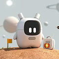 Modern Robot Small Robot 3d model