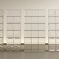 Stylish Glass Partition Designs Featuring Textured And Transparent Panels For Modern Interior