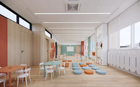 Modern Kindergarten 3d model