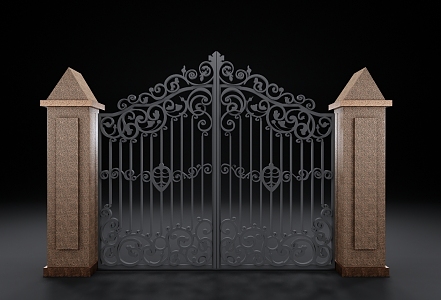 Outdoor Gate 3d model