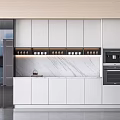 Open Cabinet Custom Cabinet Bar Counter Area Cabinet Display Cabinet 3d model