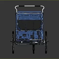 Rainproof Crotch Bicycle Crotch Bicycle with Canopy 3d model