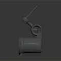 Gray Adjustable Household Tool With Long Rod And Round Base Design
