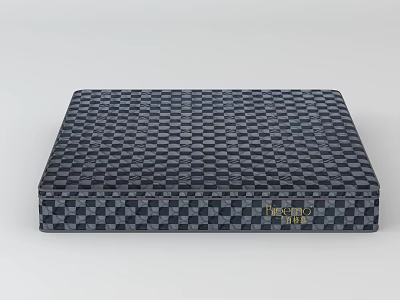 HUAXIN Mattress Premium Quality Dark Blue Checkerboard Pattern Comfortable Supportive Design for Better Sleep 3d model