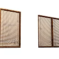 Wooden Slatted Blinds Single And Double Panel Designs For Home Window Decoration