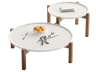 Modern tea table 3d model