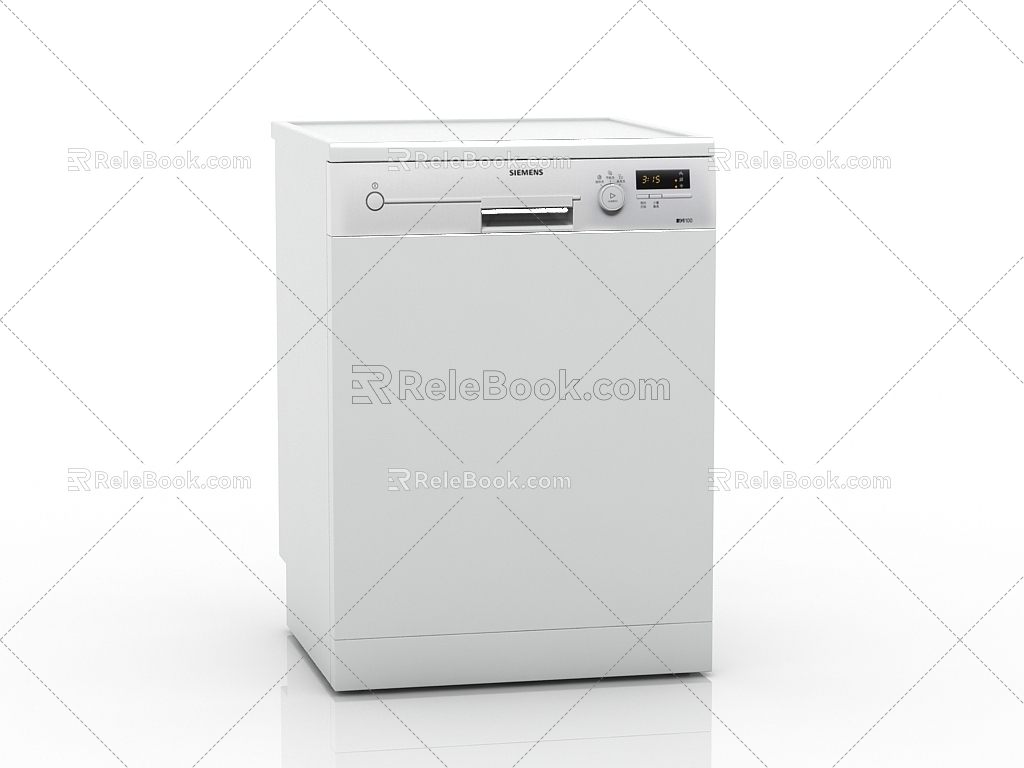 Modern Dishwasher 3d model