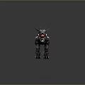 Modern Robot Mech Warrior Machine Battlearm Mechanical Battlearm Machine Warrior 3d model