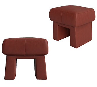 Modern Sofa Stool Low Stool Pier 3d model