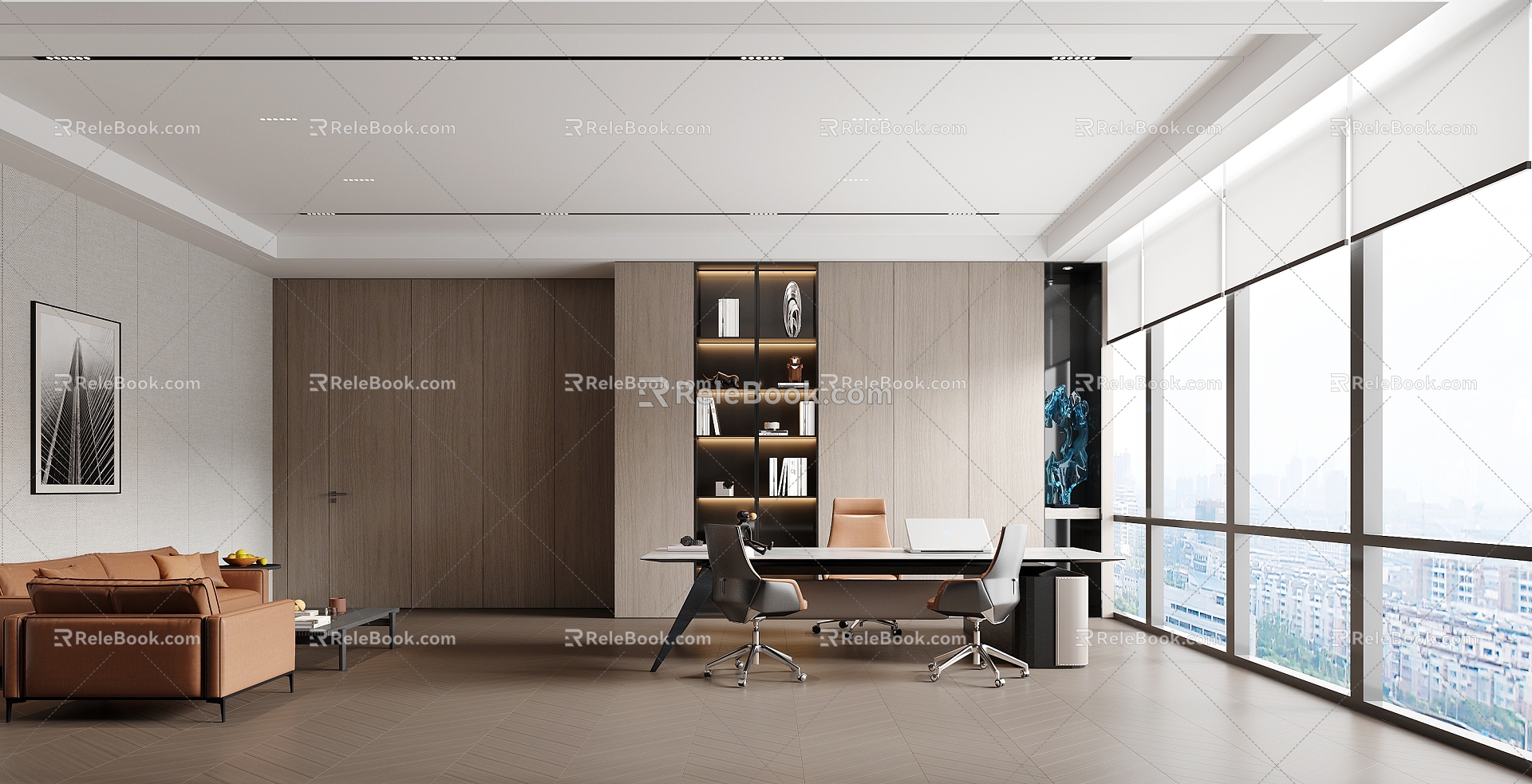 General Manager Office 3d model