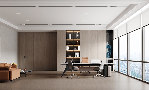 General Manager Office 3d model