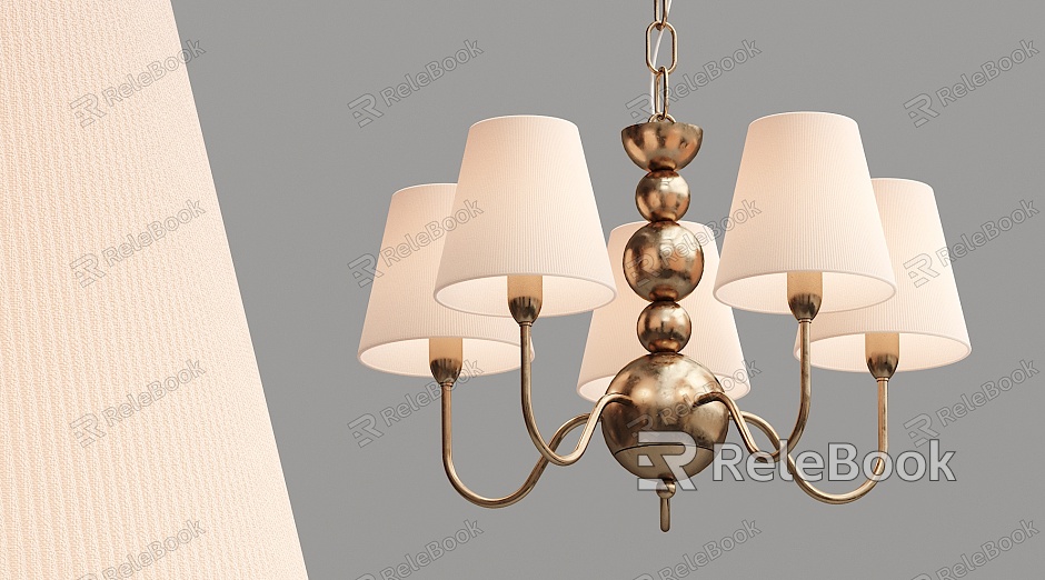 American chandelier metal multi-head chandelier model