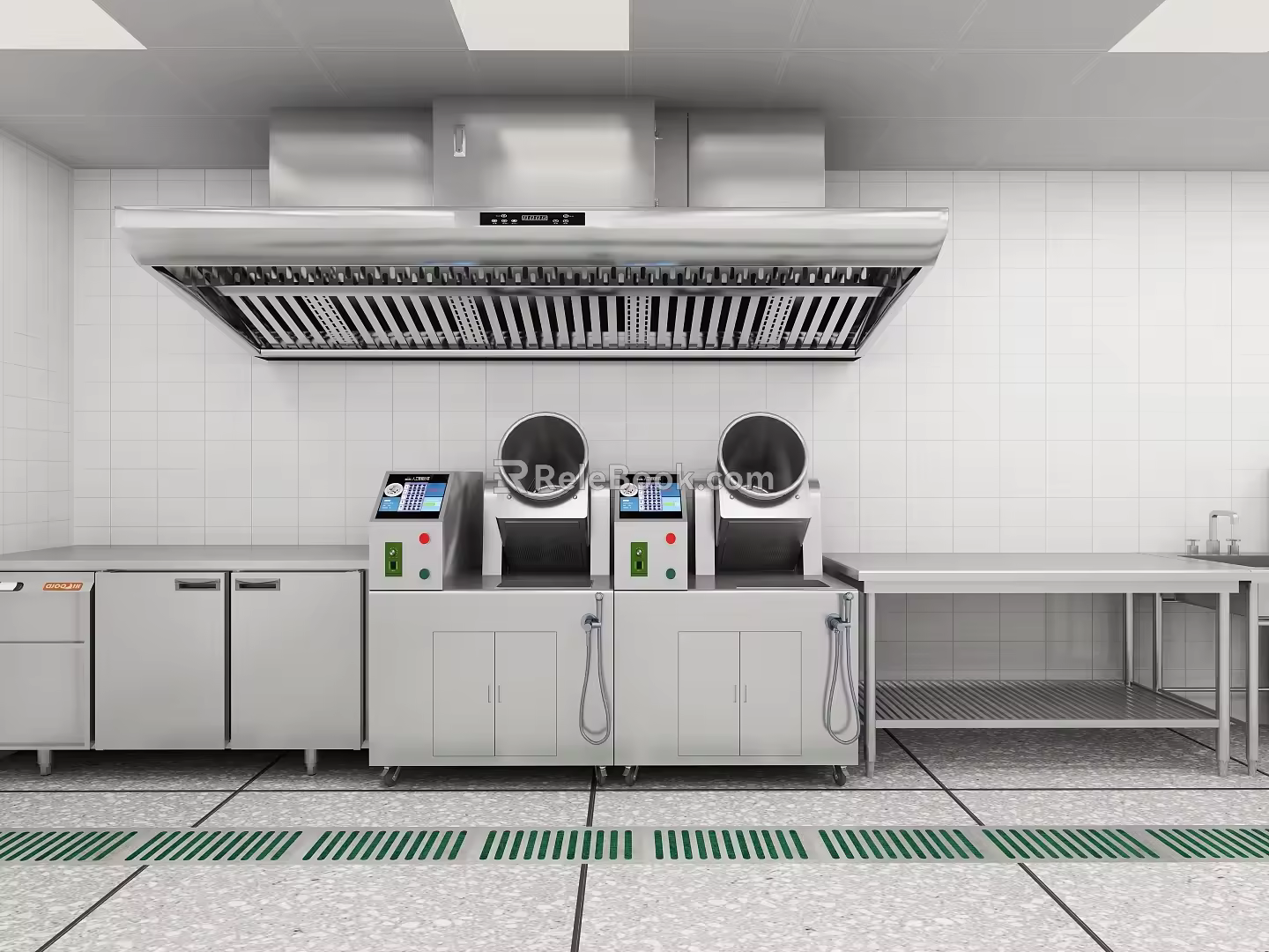 Intelligent automatic cooking machine 3d model
